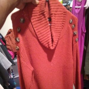 INNER CIRCLE Turtleneck Long Sleeve Super Soft Knit Sweater NWT